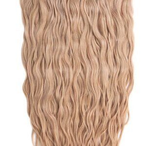 Glam Seamless 18" Dirty Blonde Beach Wave Clip-In Hair Extensions